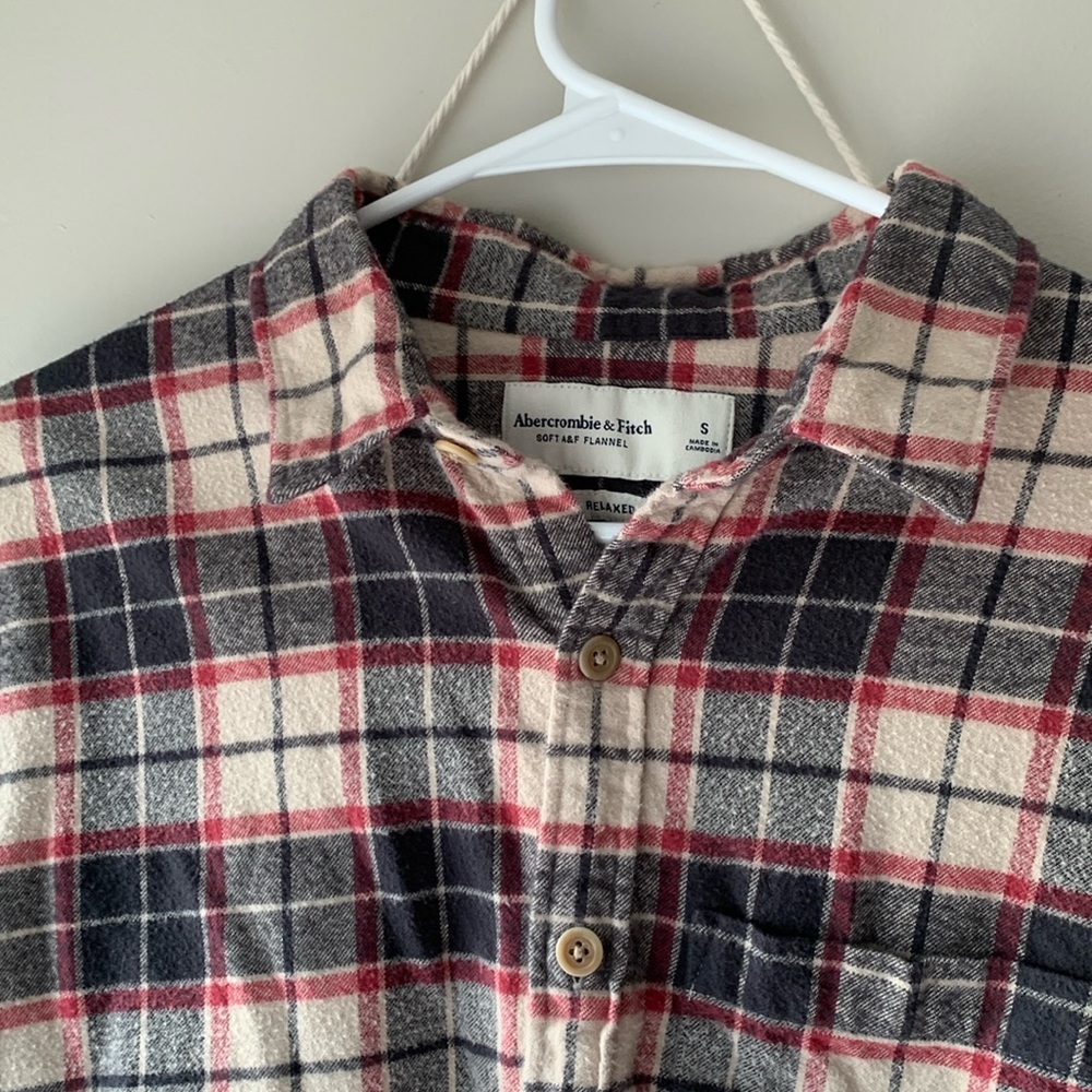 Men’s, size S, Abercrombie & Fitch Flannel button down